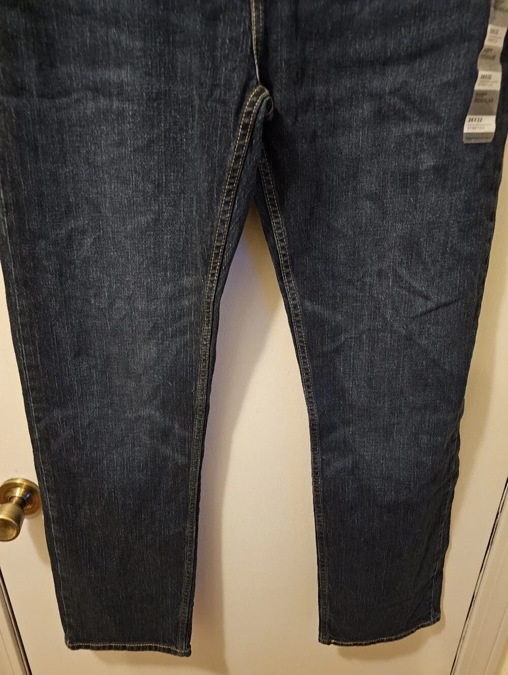 Levis 505 Regular Fit Straight Leg Jeans Men's Size 36x32 Blue Denim NWT